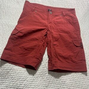 Kuhl Women’s Burnt Orange Cargo Shorts